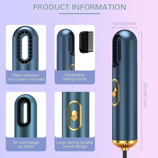 3-in-1 Hair Dryer Comb Brush – Style, Dry, and Volumize