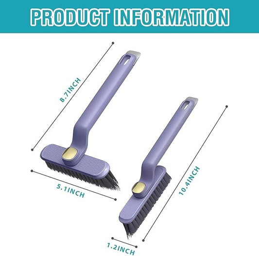 360? Gap Cleaning Brush ? Multipurpose Narrow Crevice Brush for Deep Cleaning Window Tracks, Sliding Doors, Keyboards & Kitchen Corners