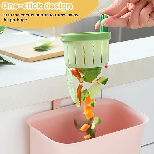 Cactus Kitchen Sink Drain Strainer ? Cute Silicone Sink Filter for Food Waste, Anti-Clog Design with Suction Base, Easy to Clean Sink Stopper for Home Kitchen